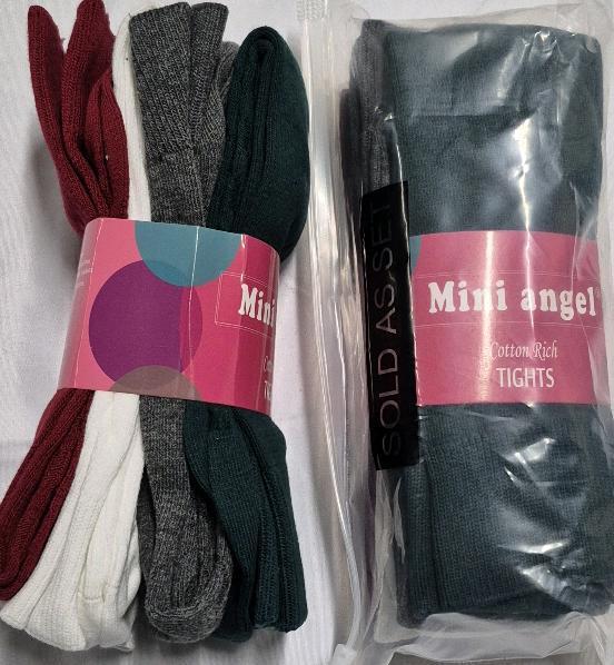 8 New sz 3-6 yrs Kid's Mini Angel Tights