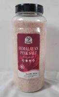 New - Himalayan Pink Salt - Fine Grain . 39oz. Bottle . Best Before 2029 AUG 20