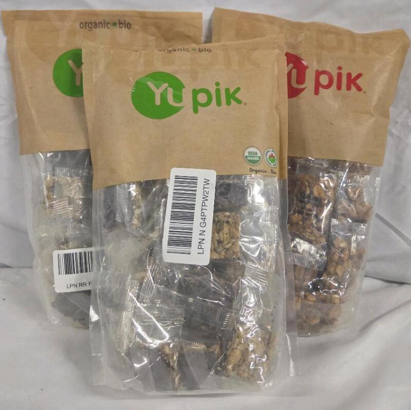 (BB MAR2025) 3 Yupik Dark Chocolate salted Caramel Mini Bars & Sweet And Salty mini Bars
