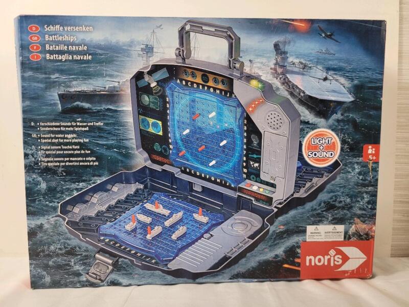 New In-Box Noris Electronic Battleships Game