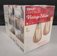 New - Sengled Vintage Edison Smart LED Light Bulbs . 3 Packs - 2 Bulbs Per Pack