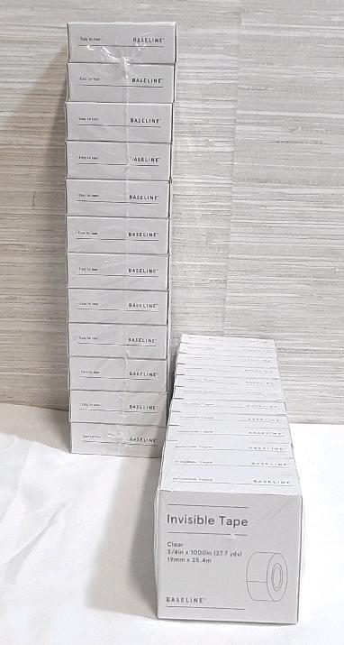 2 Packs of Invisible Tape Rolls