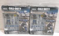 2 Mega Construx Call of Duty Navy Weapon Crate Figure Sets