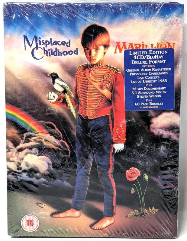New MARILLION : Misplaced Childhood, Limited Edition 4CD/Blu-Ray Deluxe Format (Damaged Back)
