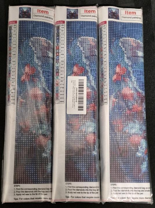 3 New Butterfly Diamond Art Kits