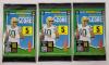 2025 Panini Score NFL Football Sealed Trading Card Wax Packs , Three (3) Sealed Packs