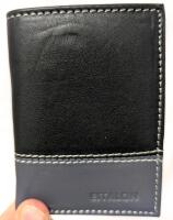 New Estalion Slim RFID Genuine Leather Front Pocket Trifold Wallet
