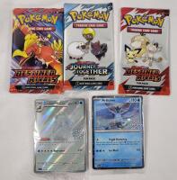 Pok&eacute;mon TCG Scarlet & Violet Sealed Packs &times;3 & Articuno and Crabominable Sealed Cards