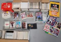 Late 80s / Early 90s NHL Hockey , MLB Baseball , NFL Football & Olympic Trading Card Singles .