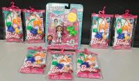7 New Barbie Accessory Bags & Gabby's Dollhouse Figure Set