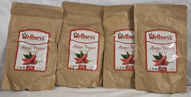 (EXP 01.09.2025) 4 Wellness Premium Natural Foods Aleppo Pepper