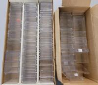 105+ Clear Plastic Trading Card Cases .