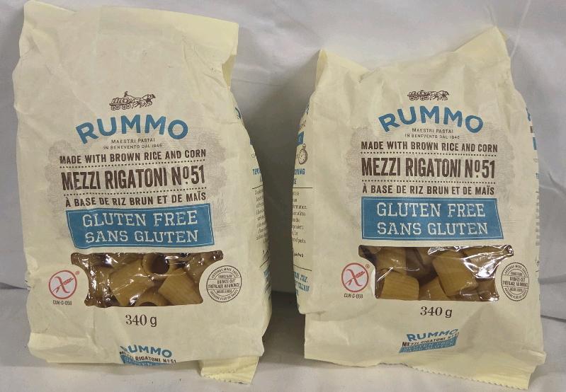 2 New Rummo Gluten-free Mezzi Rigatoni N0 51