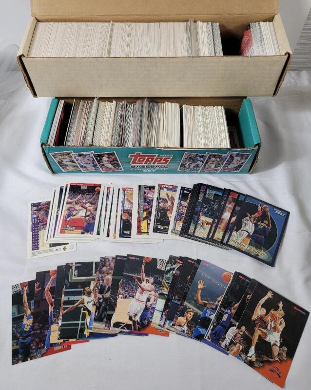 1990 - 2000 NBA Basketball Trading Card Singles , 450+ Trading Cards . Topps , Skybox , Upper Deck , Fleer , NBAhoops .
