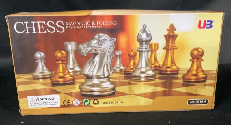 New Real chess With Magnetic & folding