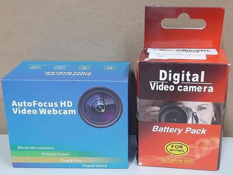 New AutoFocus HD Webcam & Digital Video Camera Battery Pack