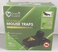 New 16pc Green Guard Reusable Mouse Trap Pack