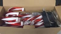 Solar Powered Christmas Candy Cane Lights