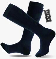 2 New Pairs sz Medium (6.5-8.5) Sanyiyiba Men's Merino Wool Snow Sports Socks