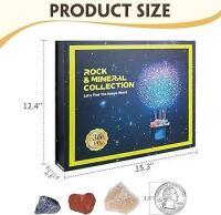 New 36pc Rock & Mineral Collection