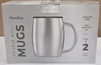 New FineDine Double Wall Mugs pack of 2