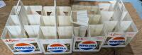 4 Vintage Pepsi-Cola 4.5 Litre Plastic Bottle Carries.
