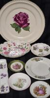 8 Vintage Collectible Plates - Spode, Limoges +