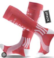 2 New Pairs sz Small (3.5-6) Sanyiyiba Men's Merino Wool Snow Sports Socks