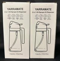 2 New Yarramate 2-in-1 Oil Sprayers/Dispensers