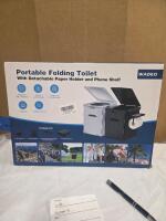 New Wadeo Portable Folding Toilet