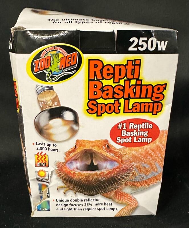 As-New Zoo Med 250W Repti Basking Spot Lamp