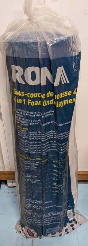 New Rona 4 in 1 Foam Underlayment.