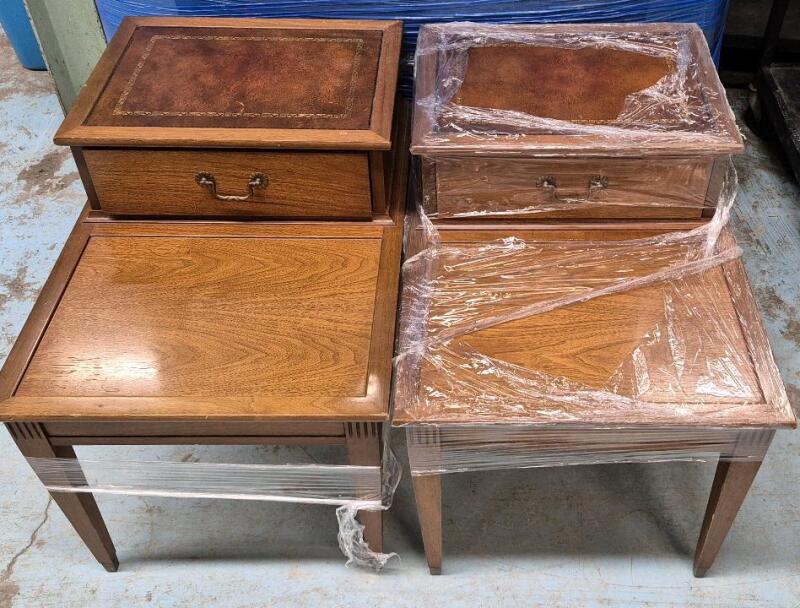 2 Vintage Side Tables 28"x18"x22"