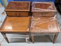 2 Vintage Side Tables 28"x18"x22"