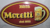 Johnnie Walker Scottch & Moretti Beer Tin Bar Signs - 3