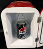 Koolatron COCA-COLA 4L Portable Mini Fridge / Heater KWC-4, Flashing Green Light When Plugged In, Fan Does Not Turn On - 2