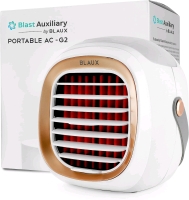 New Blaux Blast Auxiliary Portable Evaportative AC/Fan w Replacement Water Curtain .