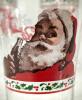 6 Matching Vintage 1997 Holiday Santa COCA-COLA Glasses, 6.25" Tall, No Chips or Cracks - 6
