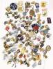 Assorted Vintage to Modern Pins, Lapel Pins, Badges, Tie Pins, Enamel Pins + More