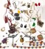 Assorted Vintage to Modern Jewelry & Earrings Pairs in Umbra Photo Storage Box - 2