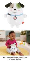 New Fisher-Price Calming Vibes Puppy Soother Portable Sound Machine Plush Toy For Newborns HTJ68