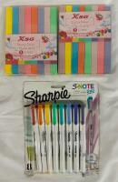 3 Assorted School/Study Supplies - Includes Highlighters and Dual-Ended Markers