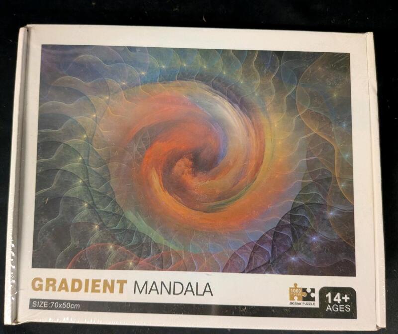 New Gradient Mandala 1000 Piece puzzle.