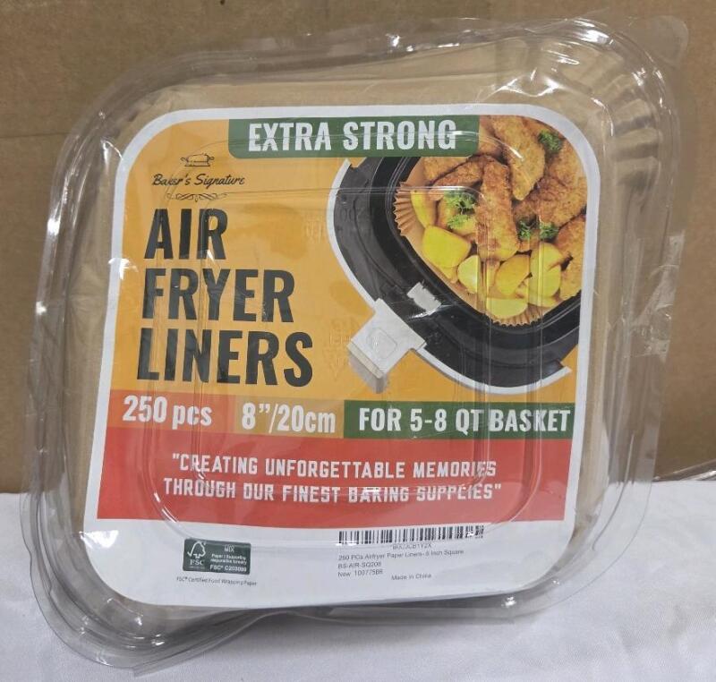 Bakers Air Fryer Liners Opened