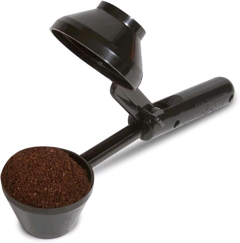 New Perfect Pod EZ-Scoop Coffee Scooper & Funnel for Reusable K-Cup Refillable Coffee Pods 2 Tbsp Capacity
