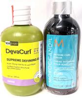[BB 04/2025] New DEVACURL Supreme Defining Gel & MOROCCANOIL Intense Curl Cream