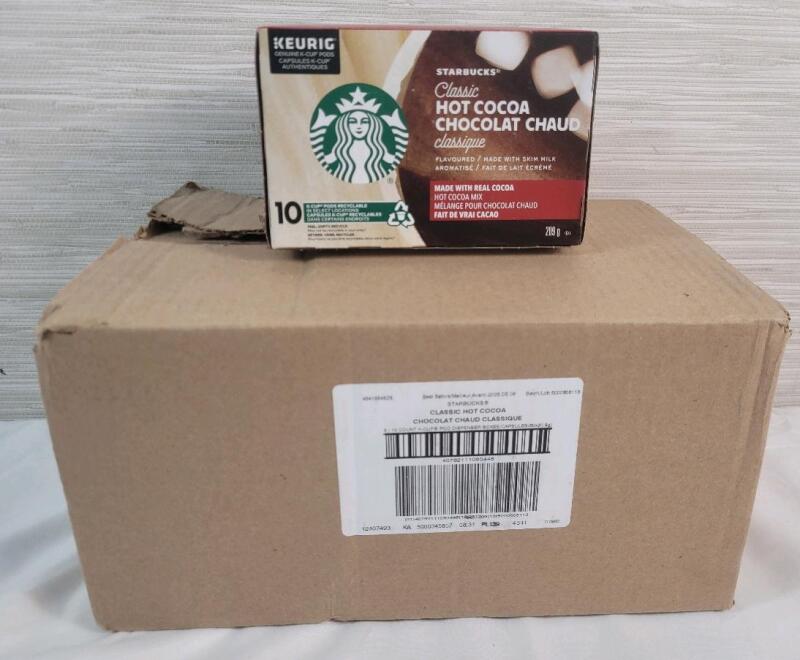 [BB 2025 DEC 05] 60 Starbucks Keurig K-Cups Classic Hot Cocoa .