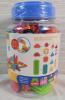 New - Battat 80pc. Children's Sensory Bristle Building Block Set , Sealed - 2