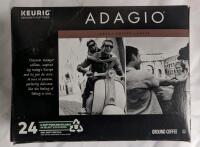 [BB 2025/AL/18] 24 Pack Keurig Adagio House Blend Decaf K-Cup Pods - 216g