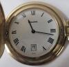 Vintage BULOVA Pocketwatch with Chain . Engraved on Front and Back . Tested Working - 4